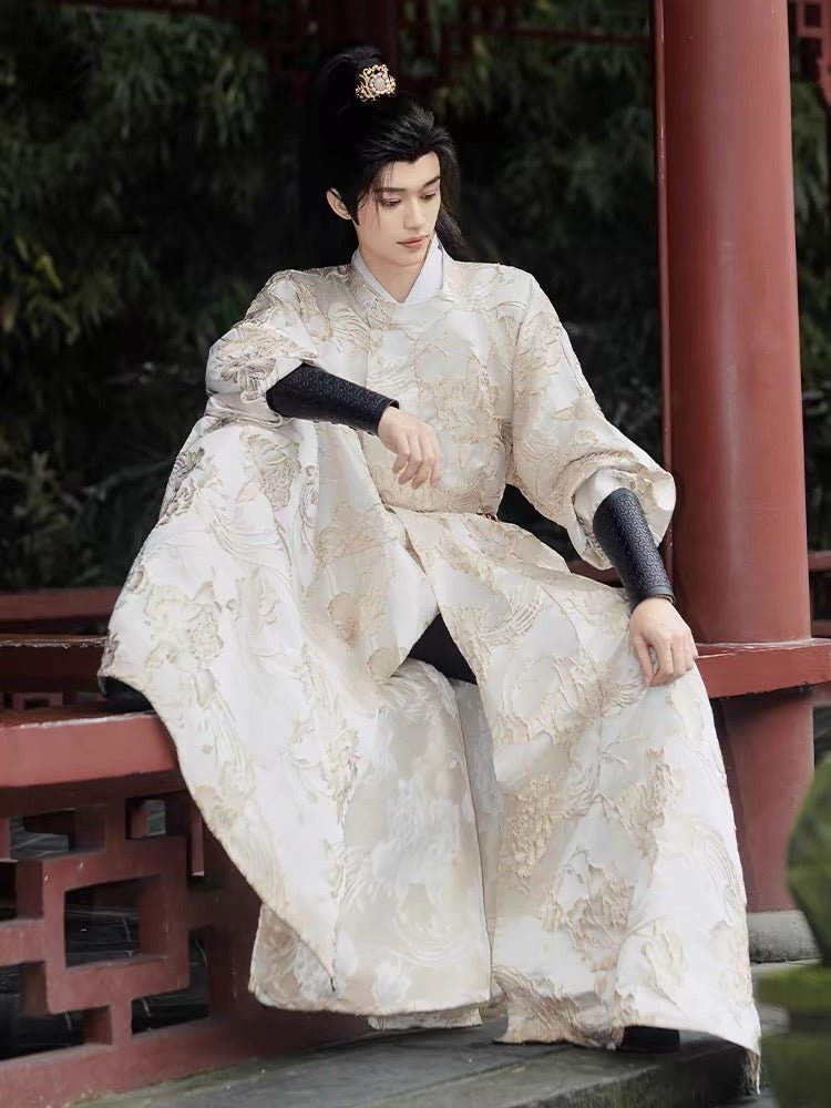 Tang Dynasty Men's Hanfu Qiu Ju - Jianxi Hanfu