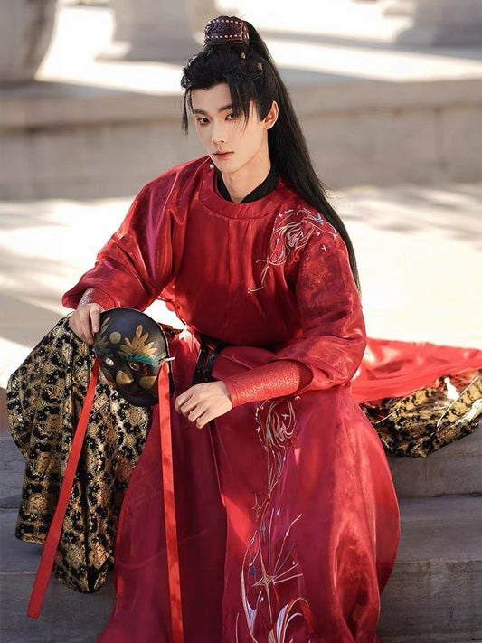 Tang Dynasty Men's Hanfu Xing Chen - Jianxi Hanfu