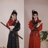 Tang Dynasty Men's Hanfu Zhui Feng - Jianxi Hanfu