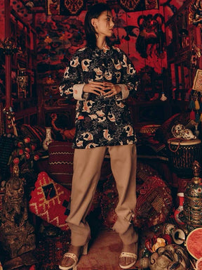 Tang Dynasty Modern Hanfu Tang Suit Jacket - Jin Li - Jianxi Hanfu