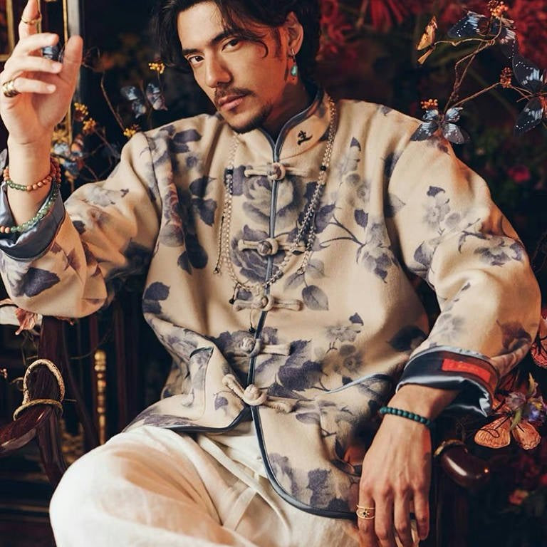 Tang Dynasty Modern Hanfu Tang Suit Jacket - Qing Hua Ci - Jianxi Hanfu