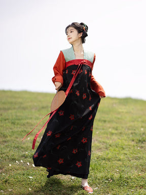 tang dynasty women's spring ruqun dress - Jianxi Hanfu