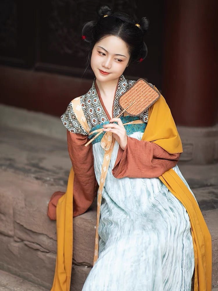 Tang Dynasty Qixiong Ruqun Dress Tang San Sui - Jianxi Hanfu