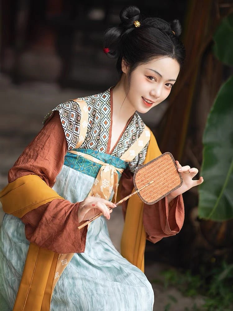 Tang Dynasty Qixiong Ruqun Dress Tang San Sui - Jianxi Hanfu