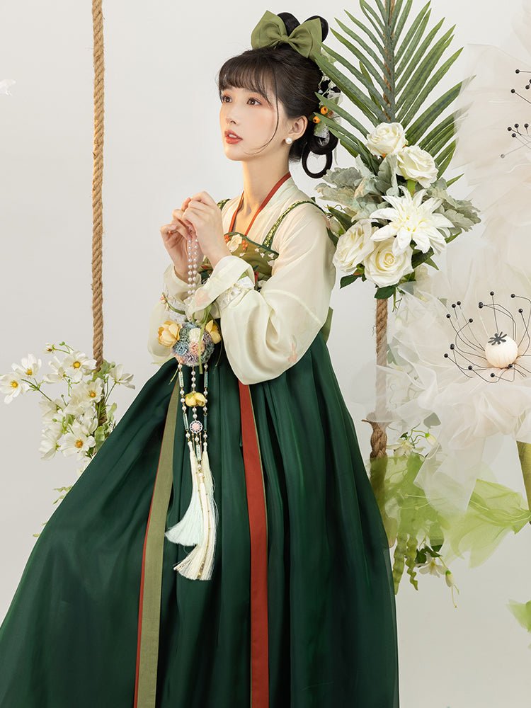tang dynasty women's hanfu dress - Jianxi Hanfu