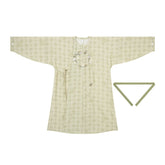 chinese tang dynasty green round collar robe - Jianxi Hanfu