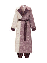 Chinese style tang dynasty hanfu women's purple robe - Jianxi Hanfu