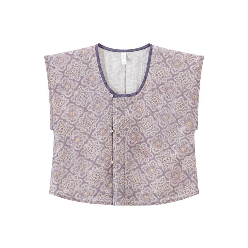 purple vest banbi shirt women's clothes - Jianxi Hanfu