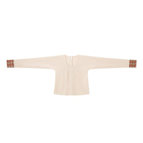 chinese style women's yellow round collar shirt - Jianxi Hanfu