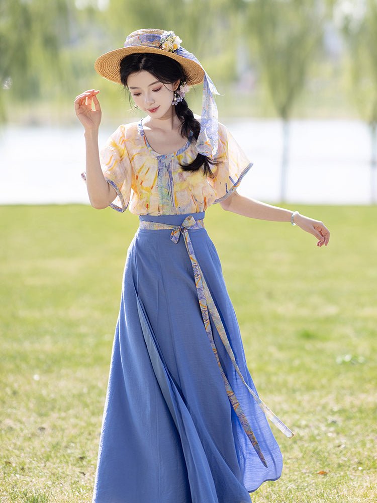 women's summer clothes colorful vest - Jianxi hanfu