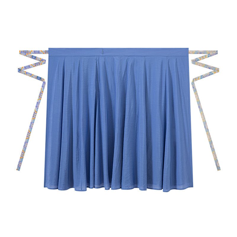 jiaoyu dress blue ruqun dress women's modern fashion clothes- Jianxi Hanfu