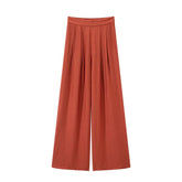 orange red pants women's hanfu clothes - Jianxi Hanfu