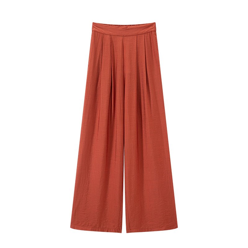 orange red pants women's hanfu clothes - Jianxi Hanfu