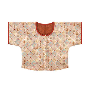 blue yellow banbi shirt women's hanfu clothes - Jianxi hanfu