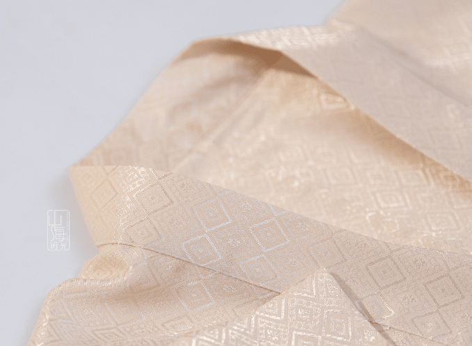 chinese tang dynasty beige pishan shirt - Jianxi hanfu