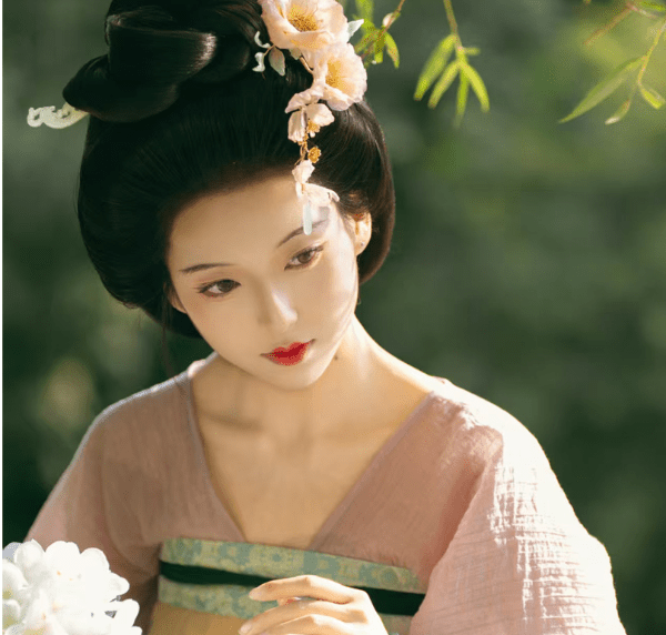 tang dynasty women's summer hanfu pink ru shirt clothes- Jianxi hanfu