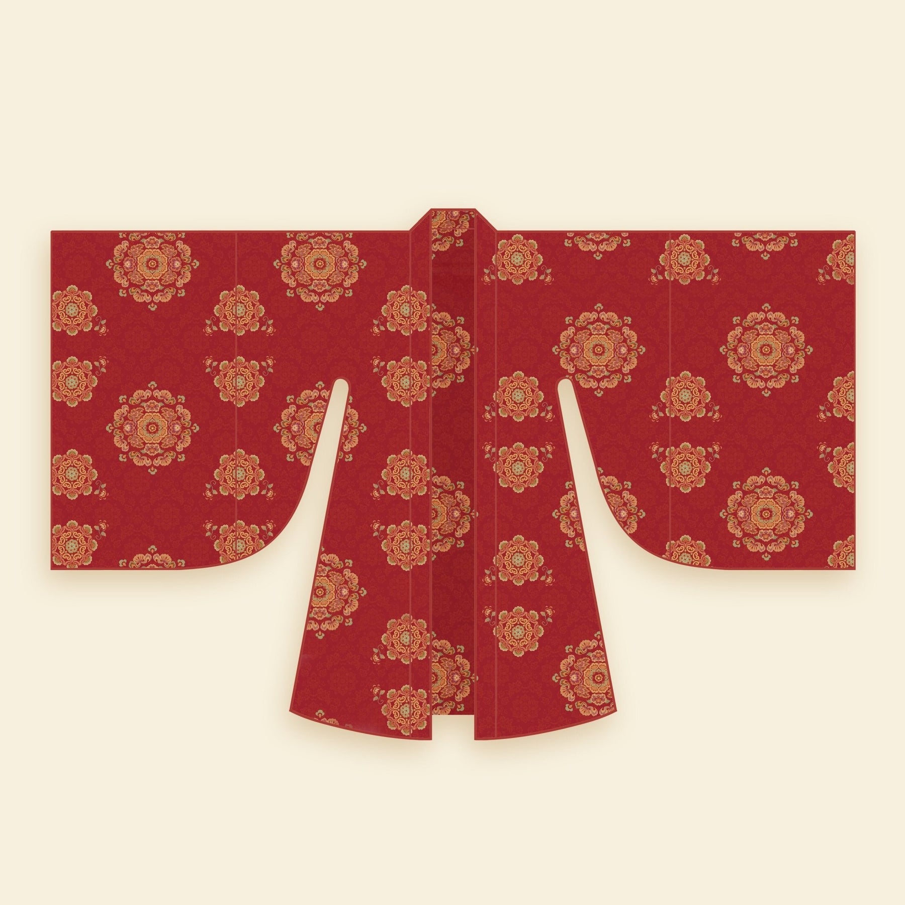 women's plus size hanfu tang dynasty big sleeve shirt - Jianxi Hanfu