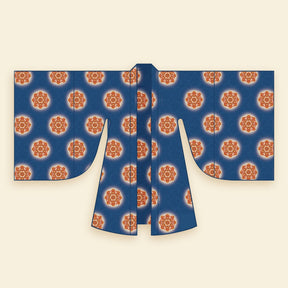 women's plus size hanfu tang dynasty blue big sleeve shirt - Jianxi Hanfu