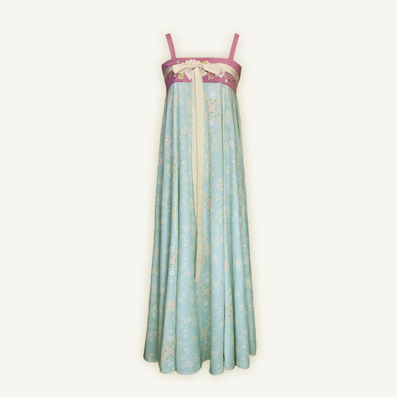 women's plus size hanfu blue qixiong ruqun dress - Jianxi Hanfu