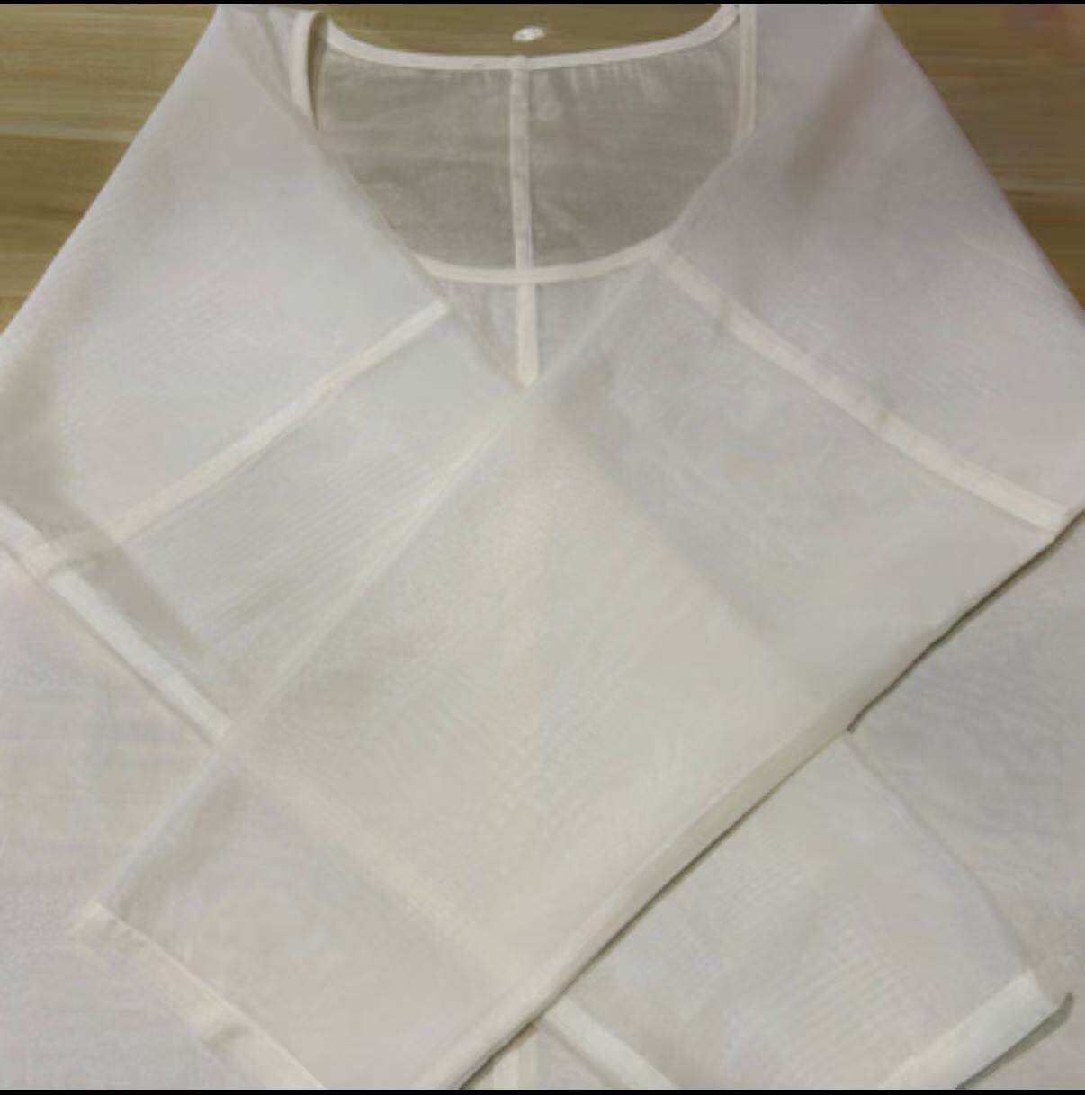 women's plus size hanfu clothes white round collar shirt - Jianxi Hanfu