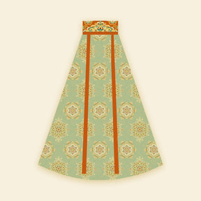 women's plus size hanfu dress green qixiong ruqun - Jianxi Hanfu