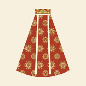 women's plus size hanfu dress red qixiong ruqun - Jianxi Hanfu