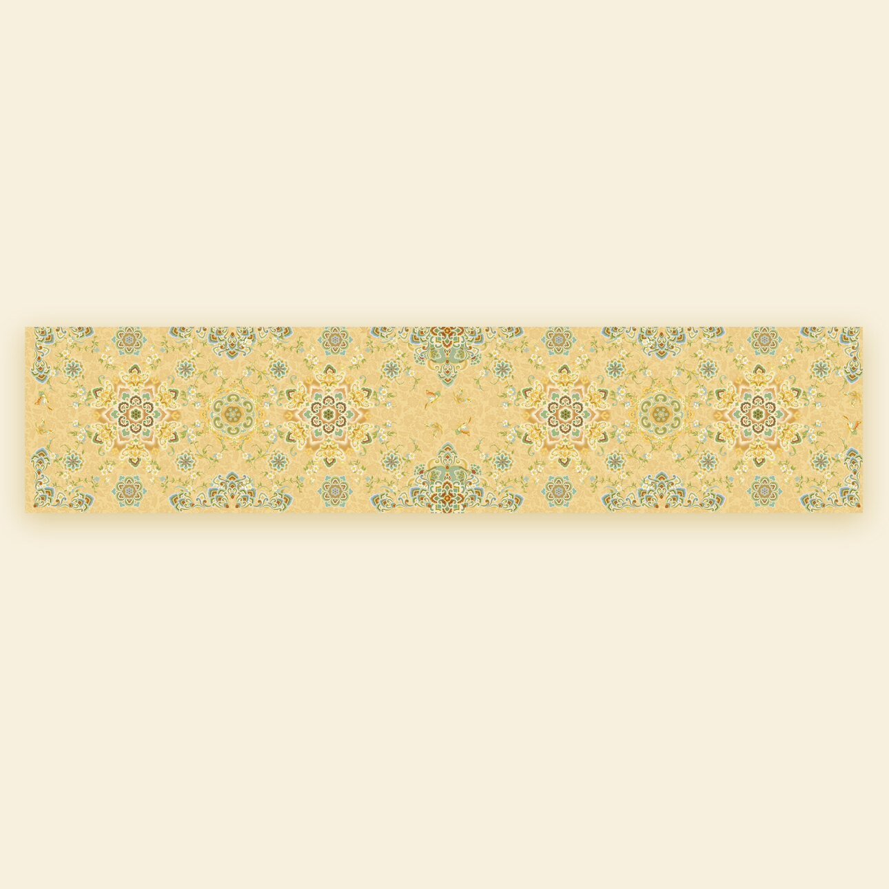 tang dynasty women's hanfu yellow pibo scarf - Jianxi Hanfu