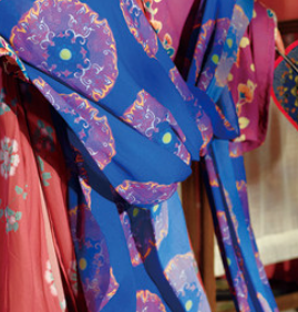 tang dynasty women's plus size hanfu blue pibo scarf - Jianxi Hanfu