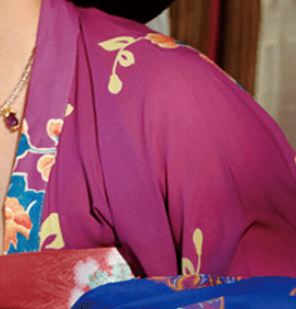 women's plus size pink red duijin shirt - Jianxi Hanfu