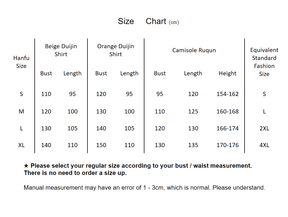 chinese tang dynasty women's plus size hanfu autumn green camisole ruqun dress - Jianxi Hanfu