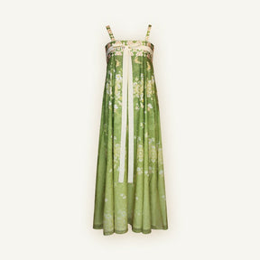 women's plus size hanfu clothes green qixiong ruqun dress - Jianxi Hanfu