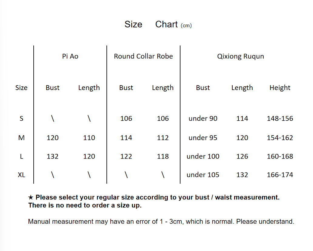 chinese style women's plus size hanfu dress - Jianxi Hanfu