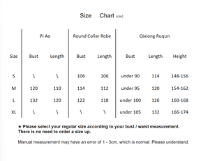 chinese style women's plus size hanfu dress - Jianxi Hanfu