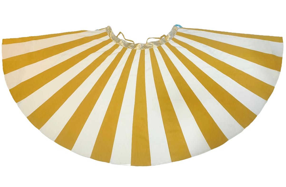 tang dynasty women's plus size spring clothes yellow qixiong ruqun dress- Jianxi Hanfu