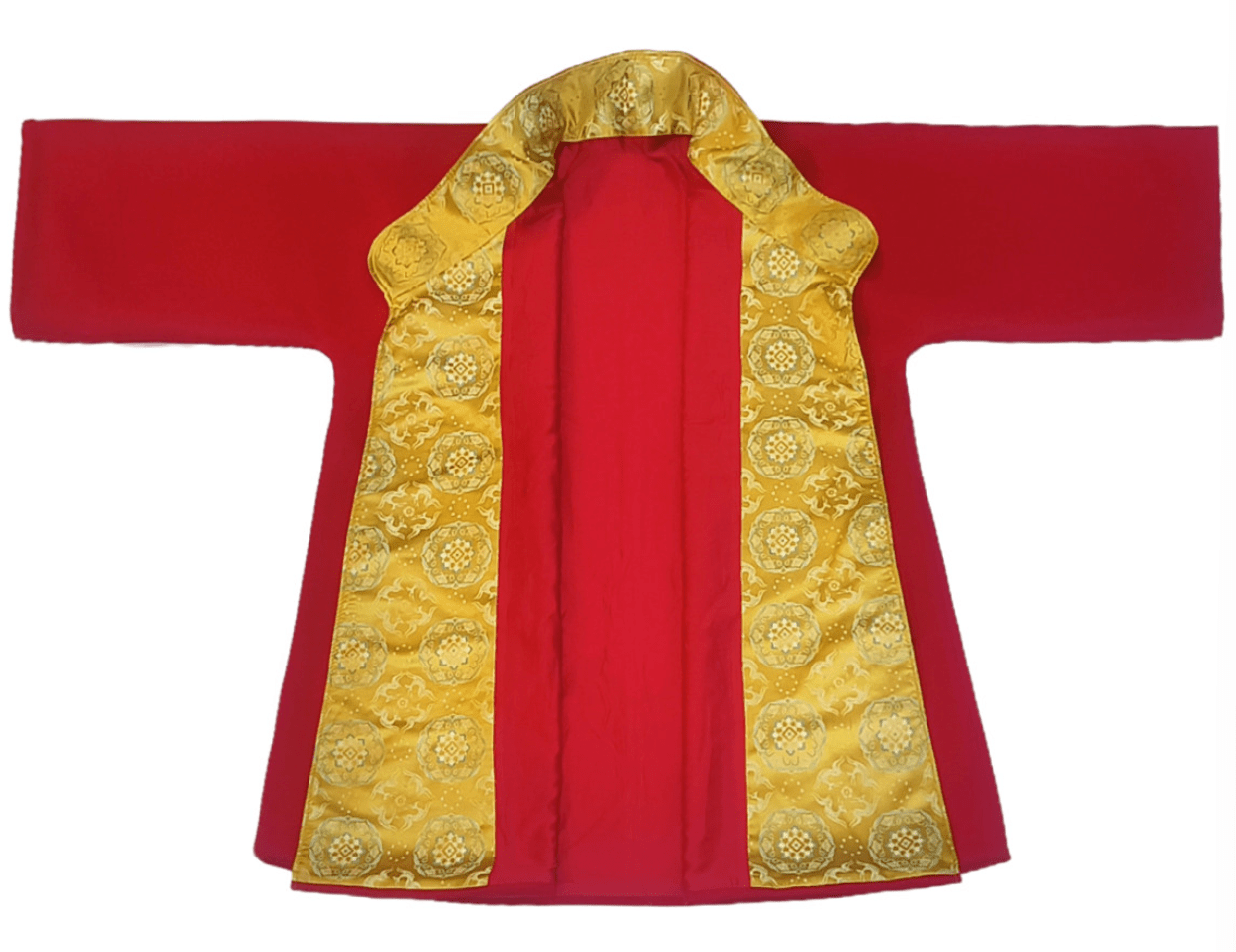 tang dynasty women's plus size spring clothes red pi ao coat- Jianxi Hanfu