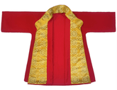 tang dynasty women's plus size spring clothes red pi ao coat- Jianxi Hanfu