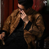 yellow tang suit jacket male hanfu - Jianxi Hanfu