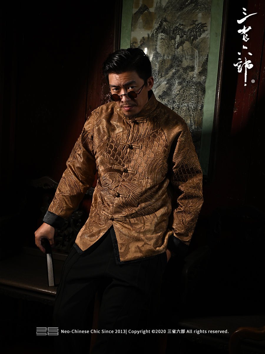 chinese style unisex tang suit jacket male hanfu - Jianxi hanfu