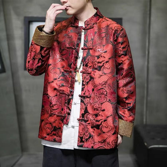 Tang Suit Jacket Boss Style - Jianxi Hanfu