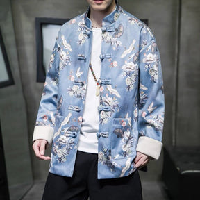 Tang Suit Jacket Crane - Jianxi Hanfu