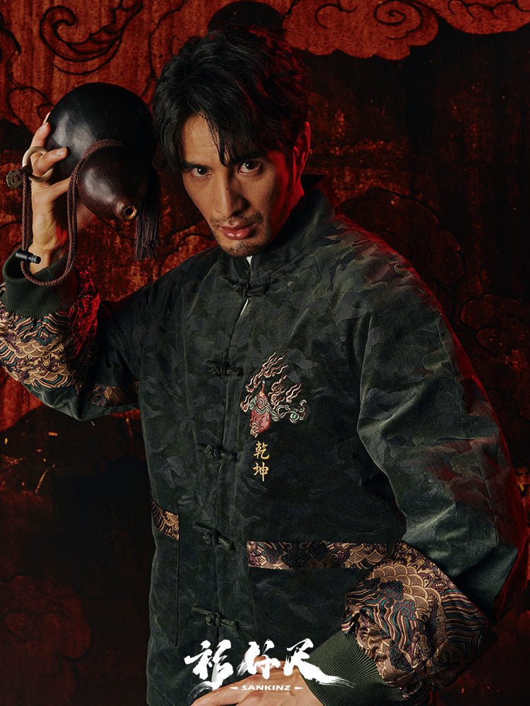 chinese kung fu tang suit men's hanfu - Jianxi Hanfu