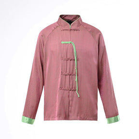 modern hanfu new chinese style pink tang suit - Jianxi Hanfu