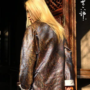 black tang suit women's hanfu jacket - Jjianxi Hanfu