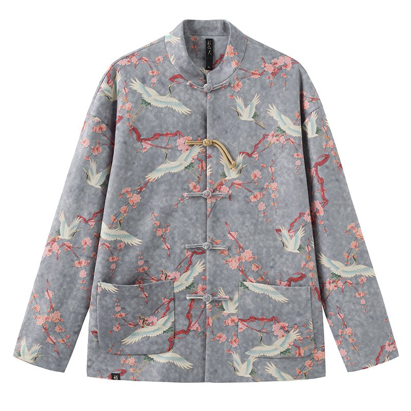 tang suit new chinese style men's hanfu - Jianxi Hanfu