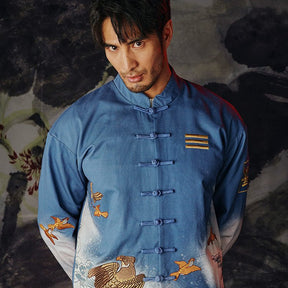new chinese style kung fu master tang suit jacket - Jianxi Hanfu