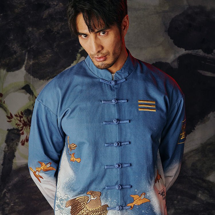 new chinese style kung fu master tang suit jacket - Jianxi Hanfu