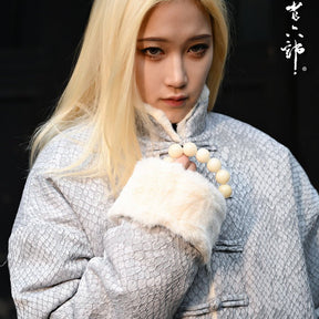 chinese clothes white tang suit jacket male hanfu - Jianxi Hanfu