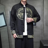 Tangzhuang Jacket With Cloud Patterns - Jianxi Hanfu
