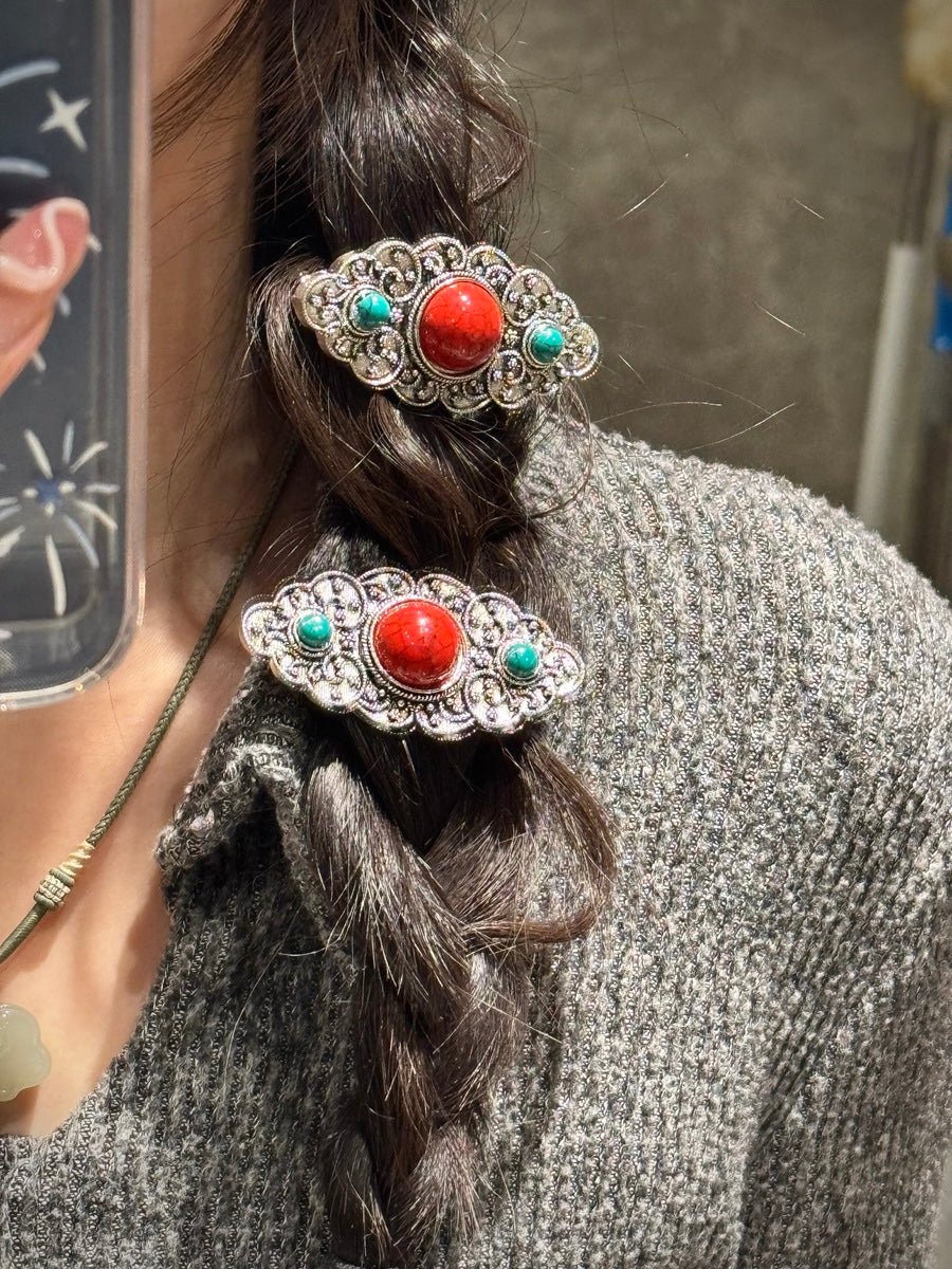 Tibetan - Style Chinese Hair Clip - Jianxi Hanfu