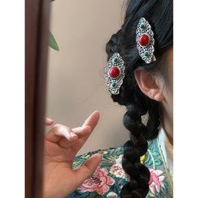 Tibetan - Style Chinese Hair Clip - Jianxi Hanfu